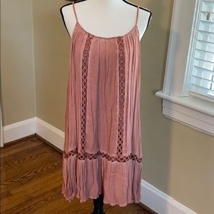 Easel mauve tank dress